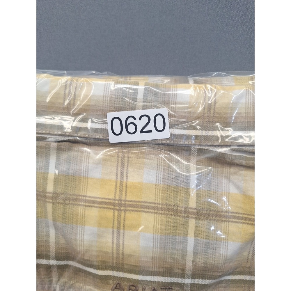 Ariat XLT Long Sleeve Yellow Plaid Work Western Rodeo Cowboy Chore - Picture 11 of 11